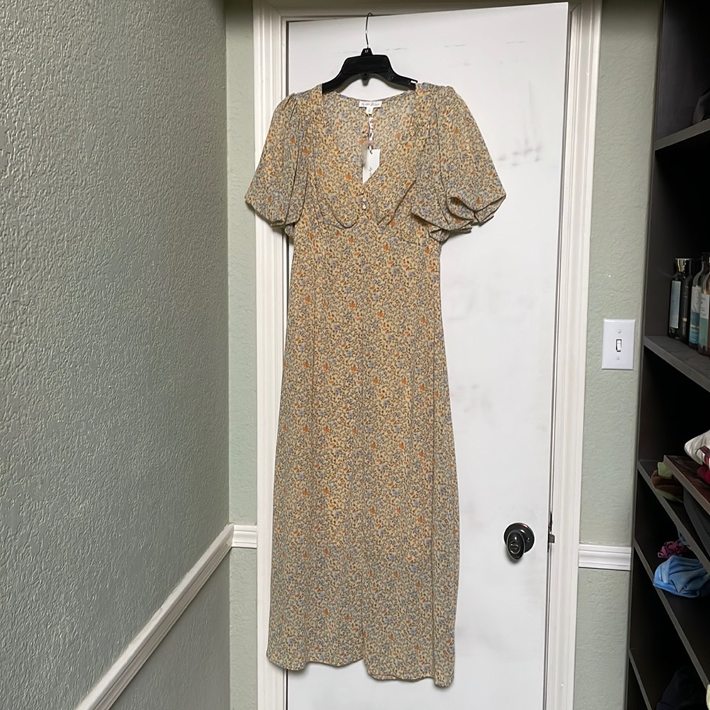 Midi floral dress